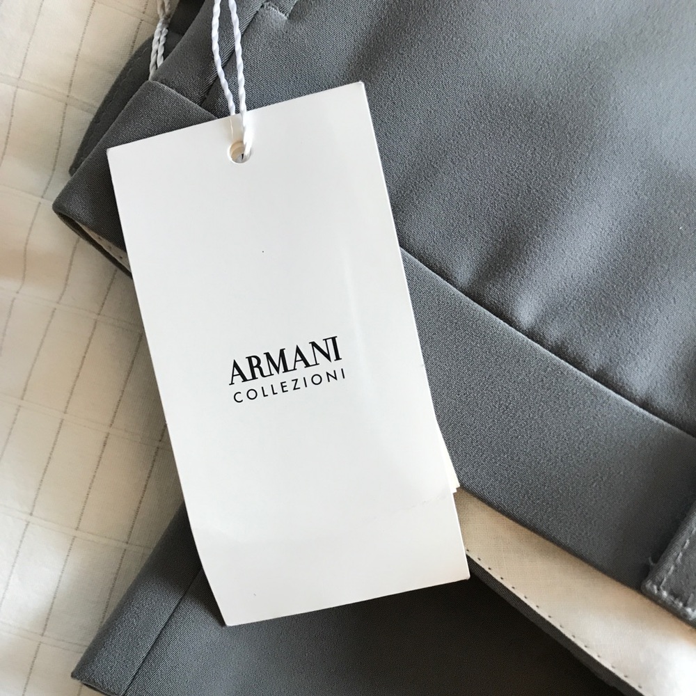 Armani Collezioni grey pants